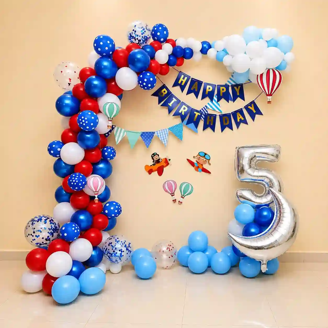Aeroplane Theme Birthday Decor